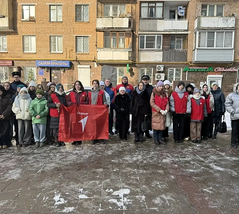 Сотрудники ГНЦ ФМБЦ им. А.И. Бурназяна ФМБА России приняли участие в памятной акции ко Дню защитника Отечества