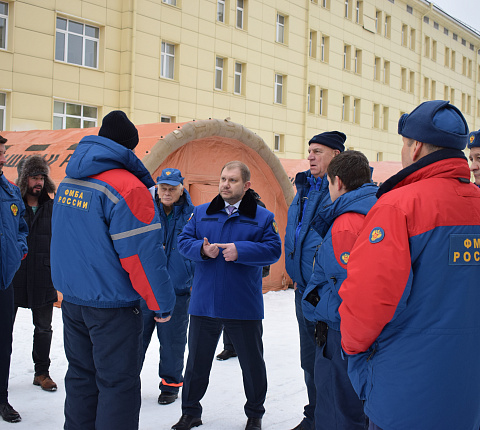 Учения Сводного медицинского отряда ФМБА России