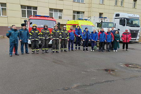 В ФМБЦ им.А.И. Бурназяна прошли командно-штабные учения МЧС