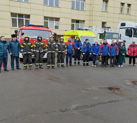 В ФМБЦ им.А.И. Бурназяна прошли командно-штабные учения МЧС