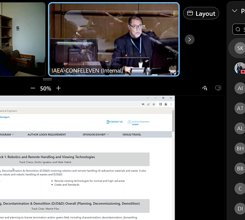 Сотрудники ФМБЦ им.А.И. Бурназяна приняли участие в международном форуме МАГАТЭ «Сеть природопользования и экологической реабилитации – ENVIRONET»