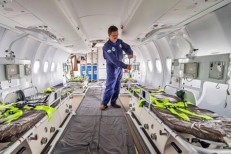 Развитие санитарной авиации ФМБА России