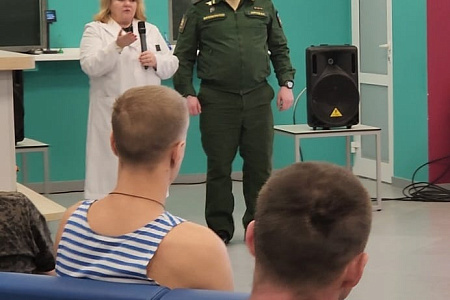 Концерт для военнослужащих, находящихся на лечении  в ФМБЦ им. А. И. Бурназяна ФМБА России