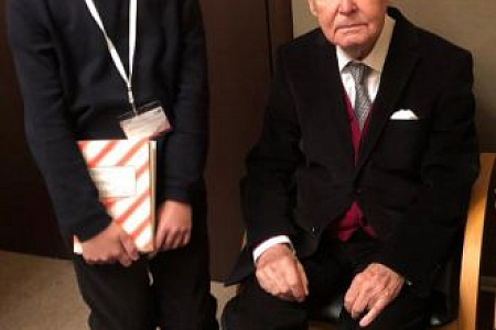 Самый юный участник «Ильинских чтений» - Шахрияр Ахмедов, ученик московской школы №41 им. Г.А. Тарана