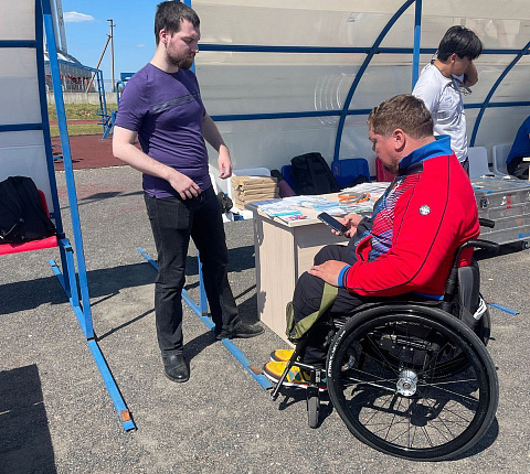 Сотрудники ФМБЦ им.А.И. Бурназяна продемонстрировали разработанный комплекс упражнений для военнослужащих в рамках Паралимпийского урока