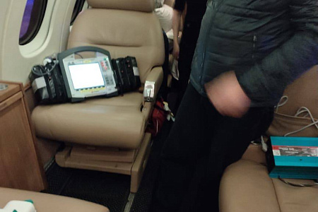 Врачи санавиации ФМБЦ им.А.И. Бурназяна спецбортом  доставили в Москву новорожденного с тяжелой патологией