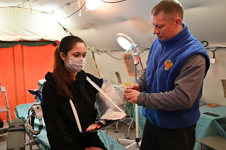 Учения Сводного медицинского отряда ФМБА России