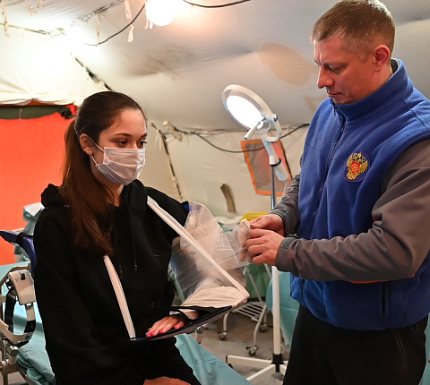 Учения Сводного медицинского отряда ФМБА России