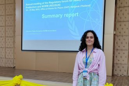 Научный сотрудник ФМБЦ им.А.И. Бурназяна ФМБА России на Форуме регулирующих органов по безопасности уранового производства и радиоактивных материалов природного происхождения (RESGUN)