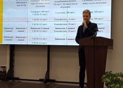 Старший научный сотрудник Центра Леонид Ромодин представил на конференции в Обнинске новую схему лечения лучевой болезни