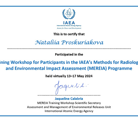 Специалисты ФМБЦ им.А.И. Бурназяна на семинаре-практикуме «Методы оценки радиологического и экологического воздействия»