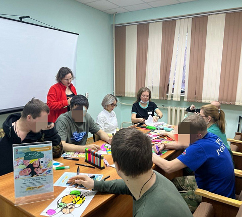 Для военнослужащих СВО, находящихся на лечении в ФМБЦ им.А.И. Бурназяна, прошел тренинг "Благодарность"