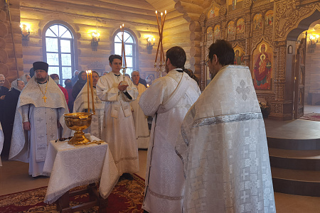 Освящение храмового корпуса