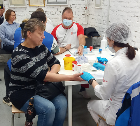 Донорская акция в Московской области