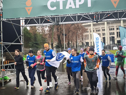 Финальный этап эстафеты «Огонь жизни» в Москве: молодёжь ФМБА России зажгла огонь добра и единства