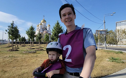 ФМБЦ им.А.И. Бурназяна на Московском осеннем велофестивале