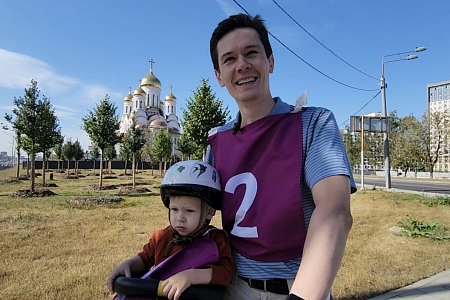 ФМБЦ им.А.И. Бурназяна на Московском осеннем велофестивале