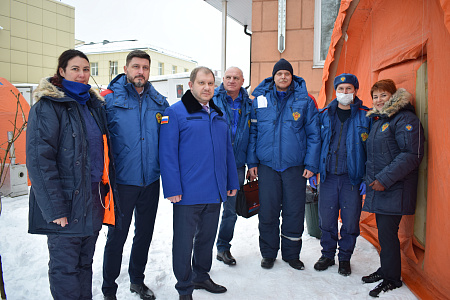 Учения Сводного медицинского отряда ФМБА России