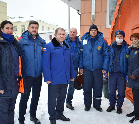 Учения Сводного медицинского отряда ФМБА России