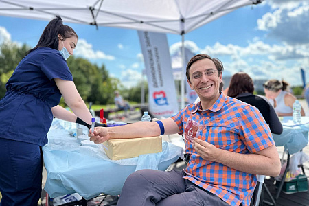 Молодёжный совет ЦФО ФМБА России принял участие в донорской зарядке «Давай вступай»!