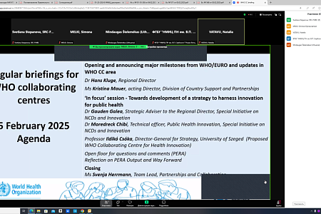 Первый заместитель генерального директора Центра Андрей Бушманов принял участие в техническом совещании ВОЗ