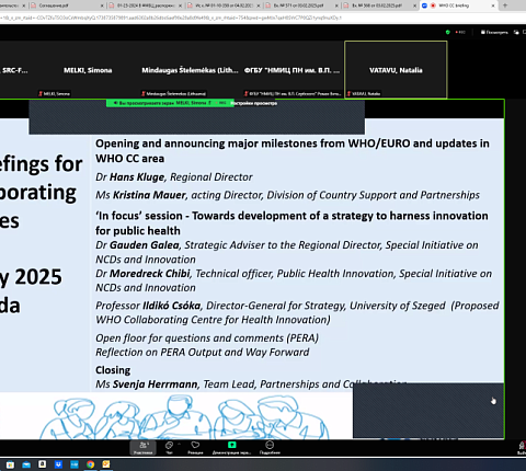 Первый заместитель генерального директора Центра Андрей Бушманов принял участие в техническом совещании ВОЗ