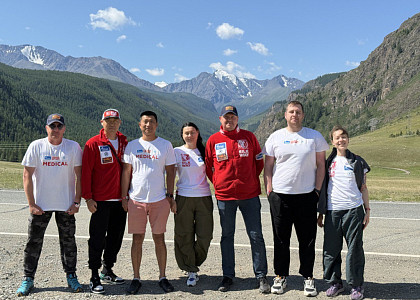 Врачи ФМБЦ им.А.И. Бурназяна в составе сводной команды ФМБА России обеспечили медицинский контроль участников ралли-рейда «Шелковый путь»