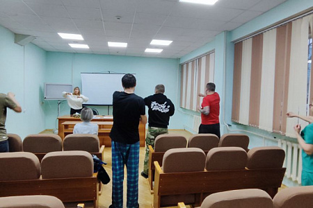 В ФМБЦ им.А.И. Бурназяна прошел тренинг по правильному дыханию для снятия стресса