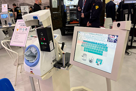 Электронные системы медосмотров и мобильные комплексы. ФМБЦ им. А.И. Бурназяна на форуме "Армия-2023"