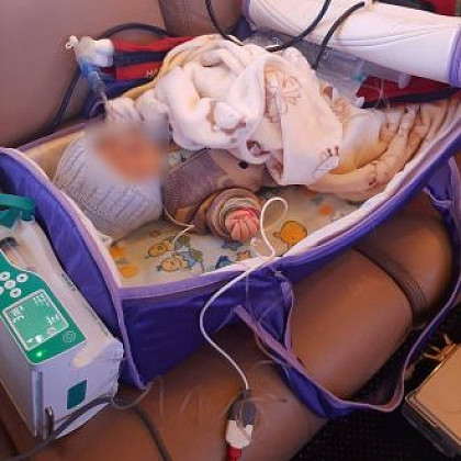 Врачи санавиации ФМБЦ им.А.И. Бурназяна спецбортом  доставили в Москву новорожденного с тяжелой патологией