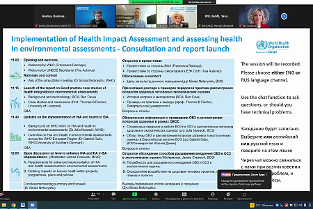 Онлайн-совещание ВОЗ