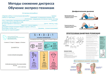 Психологической службой ФМБЦ им.А.И. Бурназяна разработаны пособия с психофизическими упражнениями для самостоятельного применения