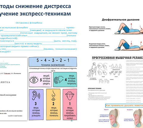 Психологической службой ФМБЦ им.А.И. Бурназяна разработаны пособия с психофизическими упражнениями для самостоятельного применения