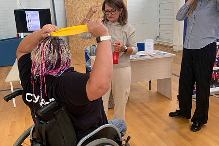 Сотрудники Центра спортивной медицины и реабилитации провели мастер-классы для ветеранов СВО