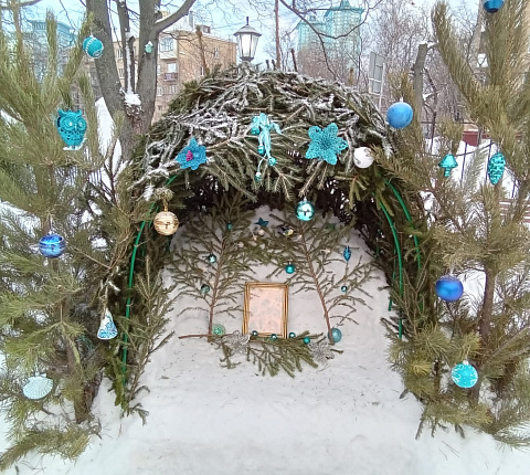 В храмовом корпусе во имя святителя Луки Крымского ФМБЦ им. А.И.Бурназяна ФМБА России 6 января 2023 года   в Рождественский Сочельник прошло уставное богослужение