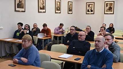 В МБУ ИНО ГНЦ ФМБЦ им.А.И.Бурназяна ФМБА России состоялась апробация кандидатской диссертации заведующего онкоурологическим отделением Центра Владимира Сергеева