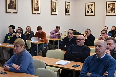 В МБУ ИНО ГНЦ ФМБЦ им.А.И.Бурназяна ФМБА России состоялась апробация кандидатской диссертации заведующего онкоурологическим отделением Центра Владимира Сергеева