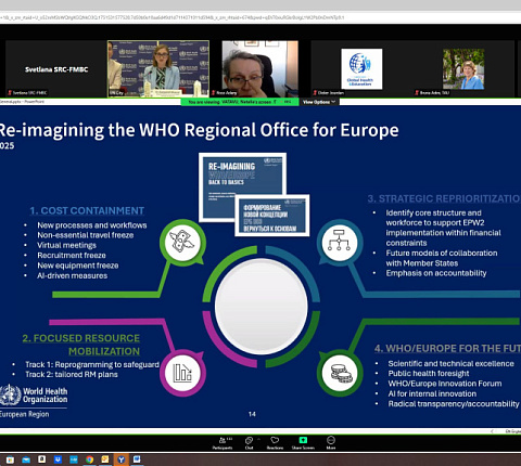 Заместитель гендиректора Центра - начальник Управления радиационной медицины А.Ю. Бушманов принял участие в техническом совещании ВОЗ