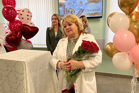 В ФМБЦ им.А.И. Бурназяна ФМБА России состоялась выездная свадебная церемония