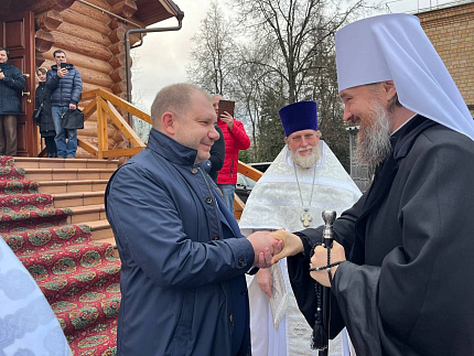 Григорий, митрополит Воскресенский, совершил Великое освящение больничного храмового корпуса ФМБЦ им. А.И. Бурназяна ФМБА России